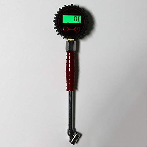 Manometro per Auto Veicolo RV Manometro per Pneumatici Manometro per Pneumatici a Doppia Testa Gonfiatore per Pneumatici con Luce