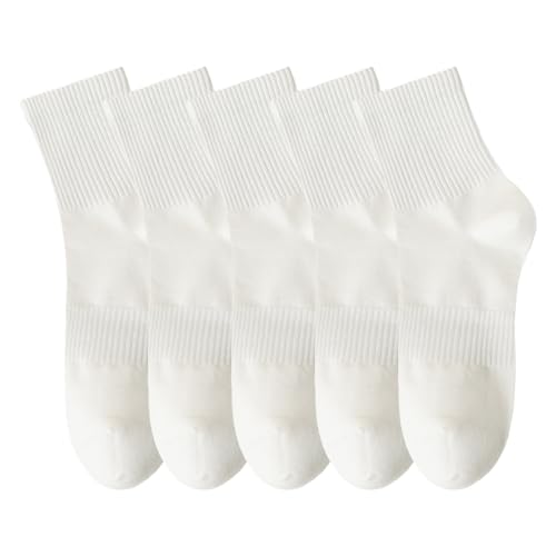 Image of Womens Cotton Anti-Pilling Quarter Crew Socks | Moisture-wicking, Odor-control, Lightweight, Office /gym, 7-pair, US 6-10