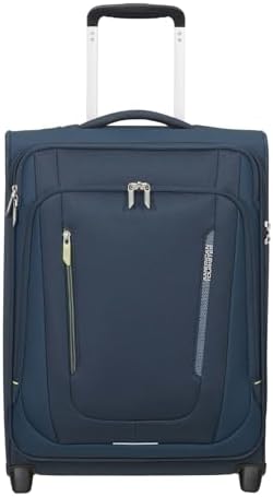 American Tourister Trolley Wanderlite Upright TSA Dark Navy Azul ...