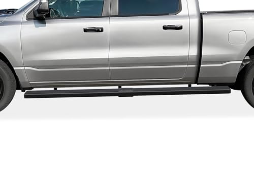 APS Wheel to Wheel Running Boards 6-inch Compatible with Ram 1500 2019-2025 Crew Cab 6.5ft Bed (Exclude 19-24 Ram 1500 Classic) Stainless Steel (Nerf Bars Side Steps Side Bars)
