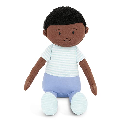 DEMDACO Strong Wonderful You 14 Inch Polyester Black Childrens Boy Doll