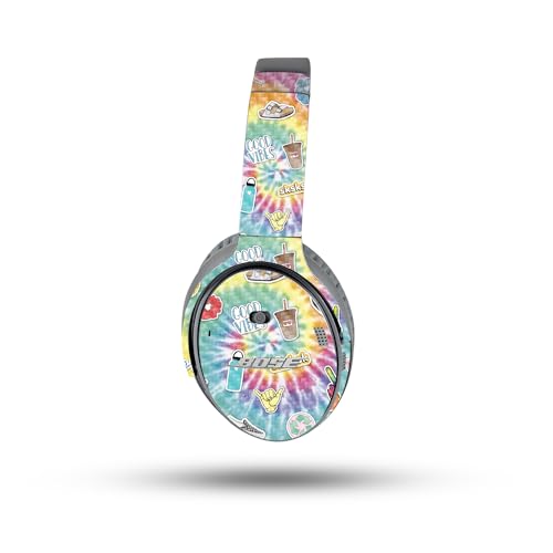 Image of MightySkins Carbon Fiber Skin Compatible with Bose QuietComfort 35 II Headphones - VSCO3 | Protective, Durable Textured Carbon Fiber Finish | Easy to Apply, Remove, and Change Styles