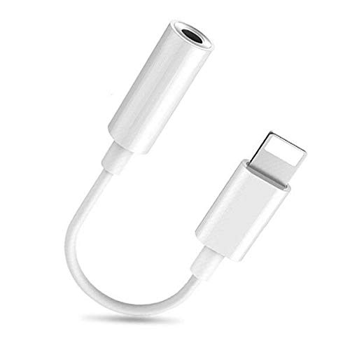 Resilient AUX Adapter 3.5mm Bluetooth Jack Earphone Headphones Mic Jack Convertor for iPhone 11