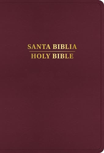 RVR 1960/KJV Biblia bilingüe letra grande, borgoña imitación piel (2024 ed.) / RVR 1960/KJV Bilingual Large Print Bible, burgundy, Imitation Leather (2024 ed.) (Spanish and English Edition) - image 1