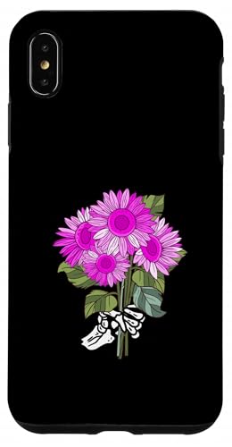 Pink Sunflowers My Last, My All Pink グラフィック スマホケース iPhone XS Max 用