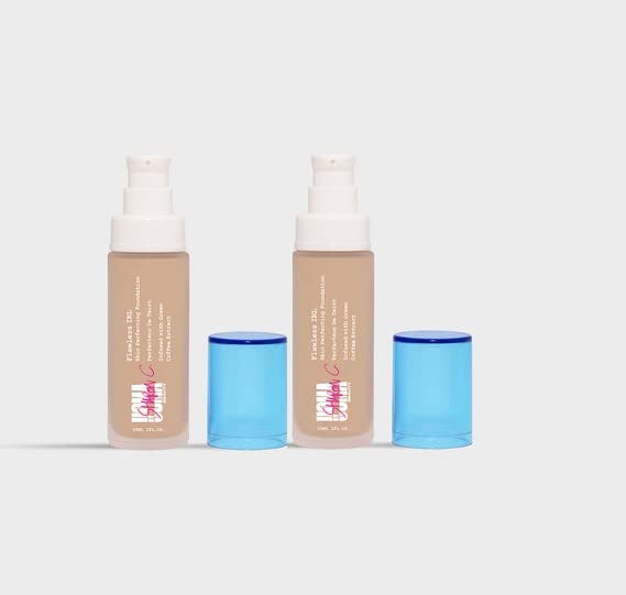 UOMA Beauty Flawless IRL Skin Perfecting Foundation (Fair Lady T6), 0.33 Fl Oz (Pack of 6)