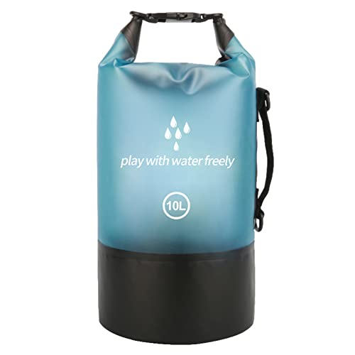 Kafeiya Bolsa Estanca,Dry Bag,Bolsas Estancas Multiuso,Bolsas Secas A Prueba De Agua,para Kayak Acampada Canotaje Senderismo Natación Actividades Al Aire Libre,10 L(Azul)