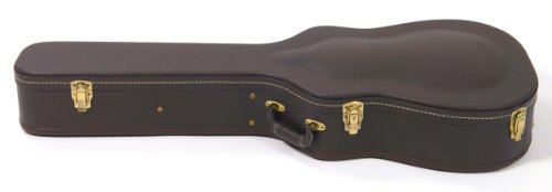 Étui pour guitare acoustique avec forme dreadnought. série Deluxe. couleur Noir - Les Beatles, Paul McCartney, John Lennon, RIngo Starr, George Harrison Étui pour guitare acoustique avec forme dreadnought. série Deluxe. couleur Noir