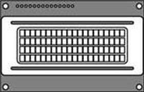 LCD Character Display Modules amp; Accessories Yellow Transflective Yellow LED Backlight Pack of 1 (HDM20416L-1-L30S)