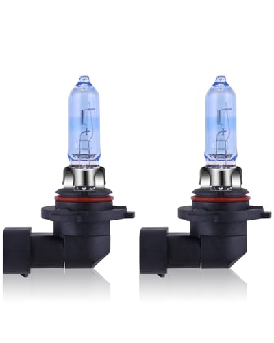 NEWBROWN 9005 HB3 Headlight Bulbs HB3 Halogen Headlight Bulb 5000K Super White Light Long Life Replacement P20D 12V/60W (9005/HB3 2 Pack)