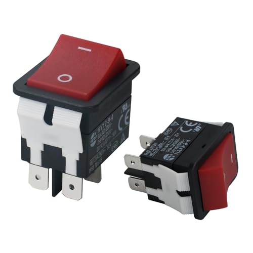 Rocker Switch For Dewalt D55168 D55146 D55167&rocker Switch 4pin 20a 250v,compatible With Air Compressor & Welding Machine Replacement Part N043321 For Household Appliances
