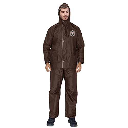 Image of Trustous Men's & Women's Waterproof Double Layer Reversible Raincoat with Pant 100% Water Proof with 4 Colour's and 6 Size (M to 4XL)