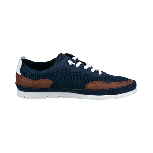 Image of Bugatti Men's Blue Lace-up Casual Sneakers 331US