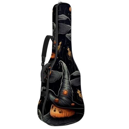 Sac de transport pour guitare acoustique à double bandoulière pour vos soirées d'Halloween