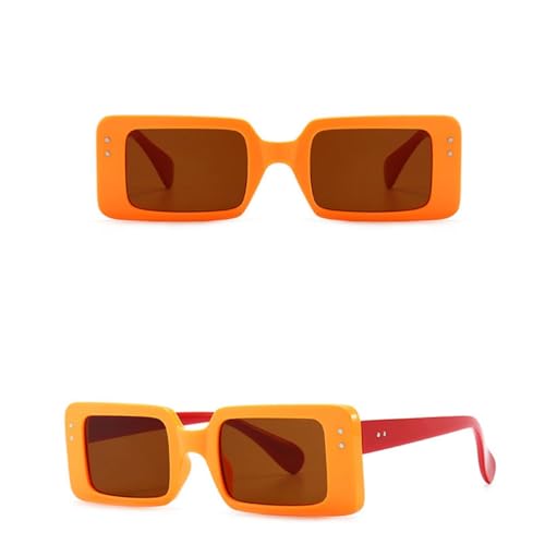 Lunettes de soleil à rivets pour femmes et hommes avec monture transparente vintage UV400