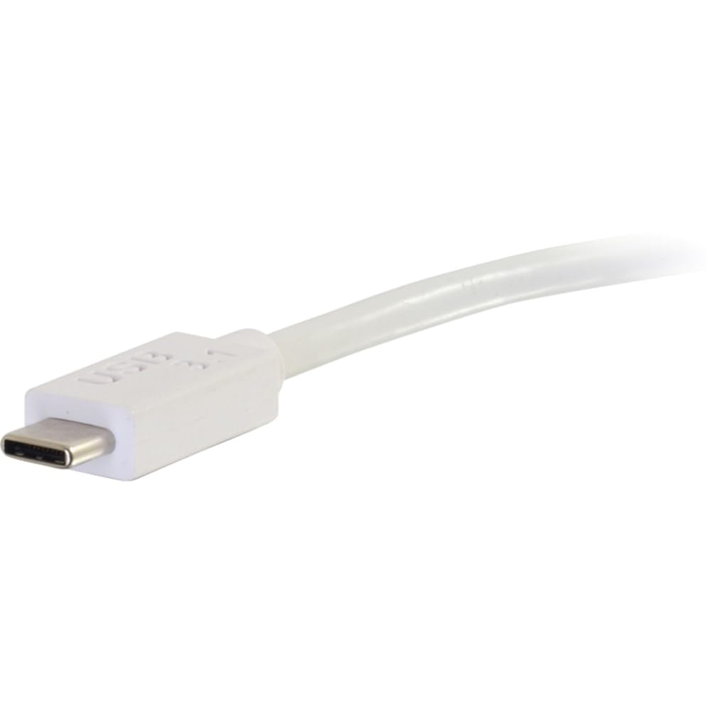 C2G 29475 USB 3.1 USB-C na 4K UHD HDMI adapter audio/wideo, biały (20 cali)