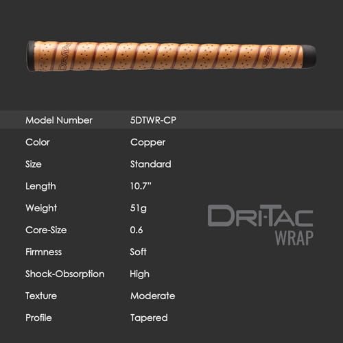 Winn DRI-TAC Wrap Standard Golf Grip – All-Weather