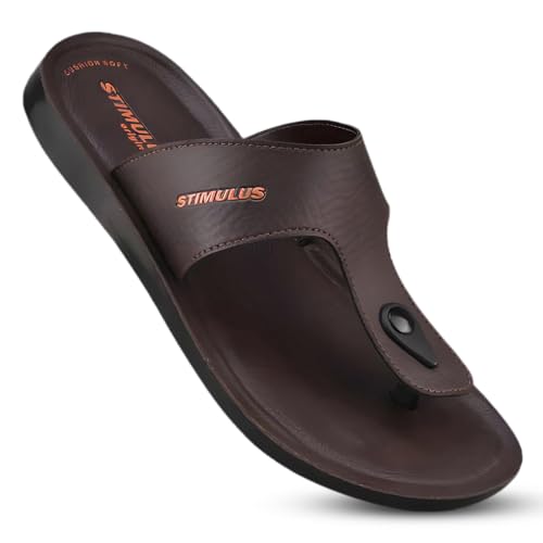 Image of Stimulus PSTG1210AP Casual Light Weight Trending Chappal / Slippers / Flipflop / Sliders for Men │ Comfortable Footwear (Check the size chart image for your foot size in CM or INCH for the perfect fit)