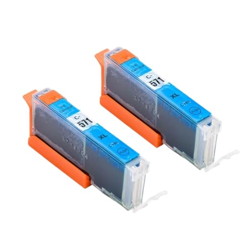 Encre PGI-570 CLI-571 cyan compatible imprimante MG7750 TS8050 TS9050 570xl