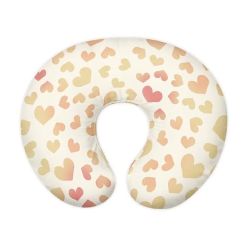 Zanxiantu Heart Girls Comfortable Nursing Pillow Covers Skin Friendly Boys Nursing Pillow Slipcovers Pillow Cover for 0-24 Months Baby Infant Breastfeeding Pillow Slipcover