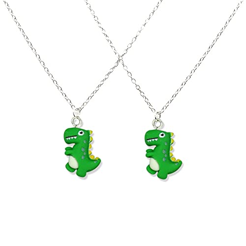 Yymsen 20Pcs Dinosaur Pendant Charm, Love Little Dinosaur Resin Pendant Charm, Cute Resin Dinosaur Pendant Amulet Girl Earrings Bracelet Necklace Diy Made (Pitch Green) #TOP3