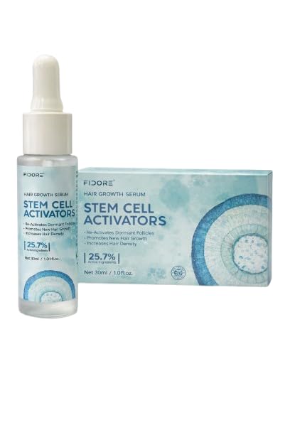 Stem_Cell Hair Growth Serum Suitable For Men & Women - 25.7% Active Complex Alcohol Free | Dormant Follicles Size 30ml Pack of 1
