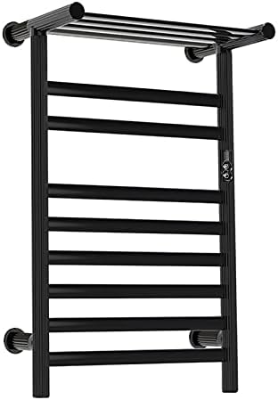 Towel Warmer/Heated Towel Rack, Towel Warmer and Drying Rack, Wall Mounted Hot Electric Heated Towel Rail for Bathroom Radiator,Hardwired (Hardwired) Bright Day