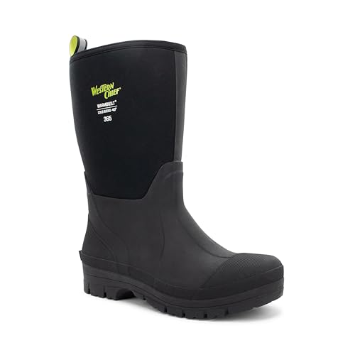 Image of Western Chief Unisex 365 Neoprene Cold Weather Boots for Men and Women | Waterproof rubber with insulated lining, anti-slip outsole, comfort insole, ankle, mid and tall snow boot for outdoor wear