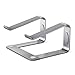 LORYERGO Soporte para Portátil - Soporte Elevador Ergonómico para Escritorio, Soporte para Portátil Compatible con la Mayoría de los Portátiles de 10-17", Plata