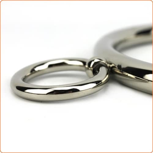 Bondage Masters Collier BDSM verrouillable en acier avec anneau torique