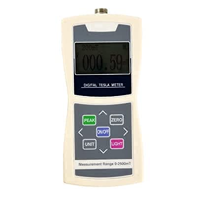 Medidor Gauss Tesla con bajo consumo 0-2500 mT miniatura 2