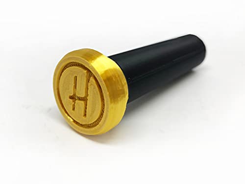 Hilljak Handgun Display Stand, Quickstand -Gold & Black