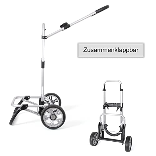 ANDERSEN Einkaufstrolley - Scala Shopper Plus Ester blau 47 L Einkaufsroller,hochwertig,wasserabweisend, Aluminium, klappbar, leicht, Räder abnehmbar – Bild 5