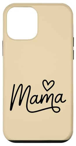 Mama Heart Script ���I�~�j�}���X�g-�o�j�� �X�}�z�P�[�X iPhone 12 mini �p