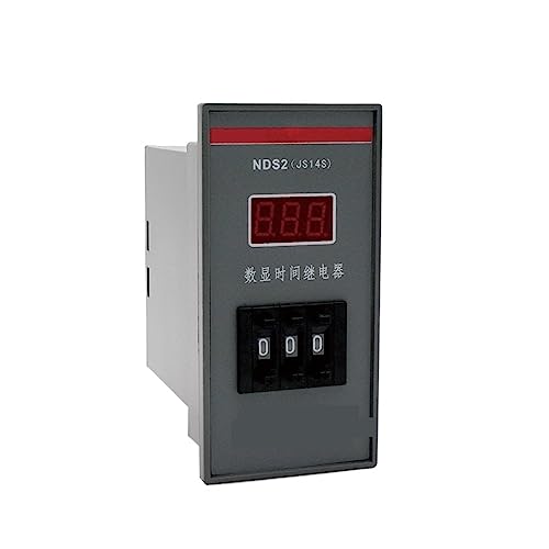 Temporizador digital JS14S de tres dígitos con amplio rango de retardo 0.01S-999H