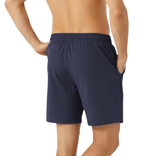 Image of NEVER LOSE Mens Running Athletic Shorts 5 inch Inseam Quick Dry Workout Shorts Men Lightweight Gym Shorts with Pockets