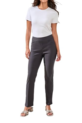 Tribal Women's Performance Stretch Pull on Slimming Ankle Pants