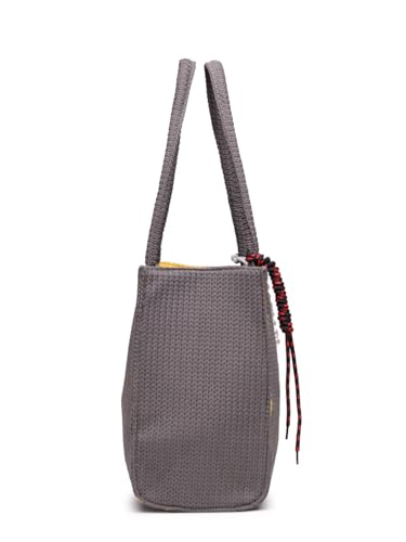 Image of ENSAC Women's Floral Print Tote Bag | Lightweight Handbag with Zipper Closure