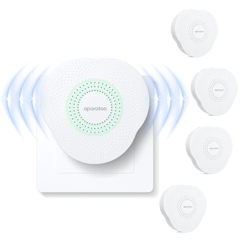 Repelente Ultrasónico de Plagas 4 Paquetes, Repelente Ultrasónico Antiparasitario Electrónico Repelente Mosquitos Insectos Control para Interiores Anti Cucarachas, Moscas,Mosquitos,Ratones,Arañas