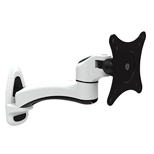 HFTEKu00ae HF17SW Support Moniteur Mural Fixation Murale Support Wall Mount pour Écran TV 15-27 Pouces avec VESA 75/100