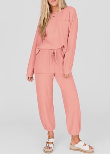 KIRUNDO Womens Lounge Set Postpartum Going Home Outfits(Pink, M) - image 2