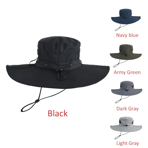 Opreng Chapéus de sol unissex aba larga FPS 50+ dobrável proteção UV chapéus de sol caminhadas praia