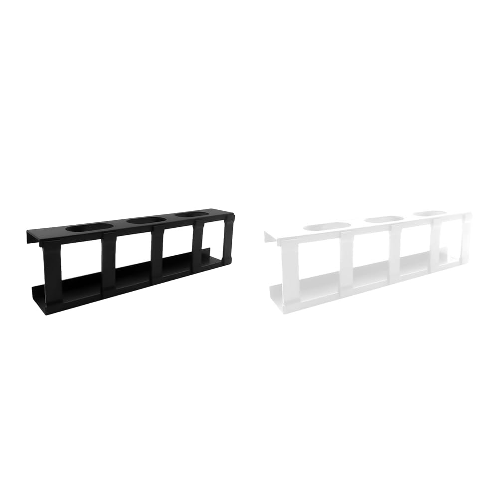 Tuidzljd 2PCS TangleFree Cord Organizer Under-Desk Cable Management Tray with Smooth Edges Neat Wire Organization