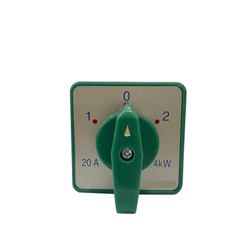 Interruptor rotativo HZ5-20/4 M04 para cambio de fase en motores eléctricos de 4 kW