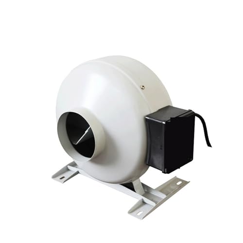 POAHNCU Extractor de aire silencioso Ventilador de conducto de rotor externo CDR125 de 90 W industrial