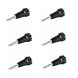 cqwsbsy 6Pcs Hunting Small Game Blunt Judo Broadheads 100 Grain Soft Rubber Archery Practice Tip Point