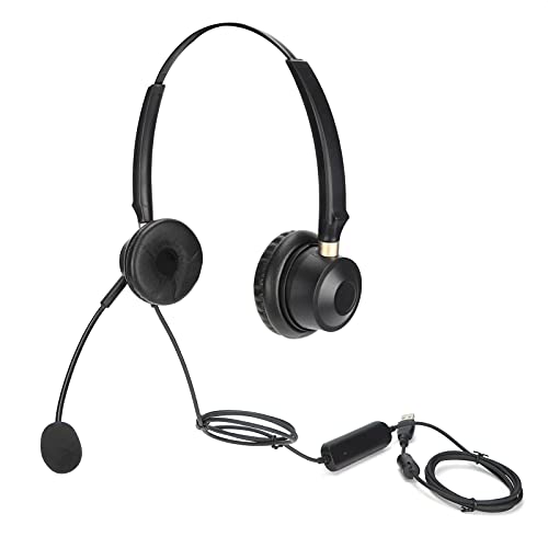 Ylwxzenith Excellent Quality Binaural Telephone Headset with