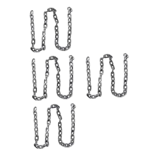 Chaîne décorative Halloween Healvian en plastique - 4 pièces pour costume et fête