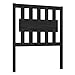 vidaXL Testiera per Letto Nera 80,5x4x100 cm in Legno Massello di Pino