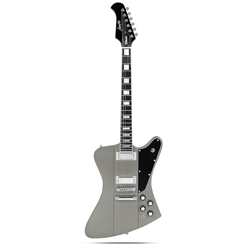 Firefly FFDB Solid Body Electric Guitar Mahogany Guitar body Stainless steel and ball end frets rosewood fretboard(Gray Color)